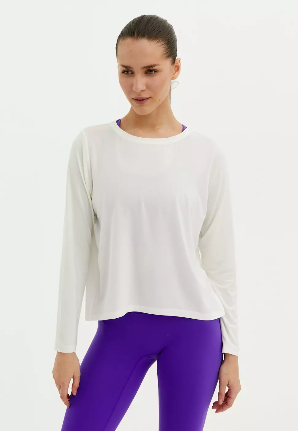 Лонгслив MODAL молочный