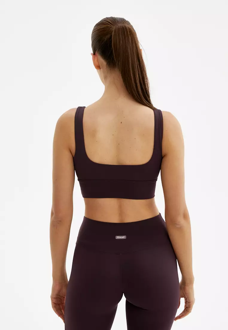 Топ-бра WAVE темно-сливовый