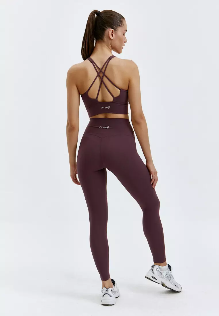 Топ-бра удлиненный MOTION сливовый