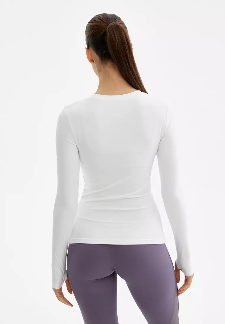 Лонгслив ACTIVE молочный