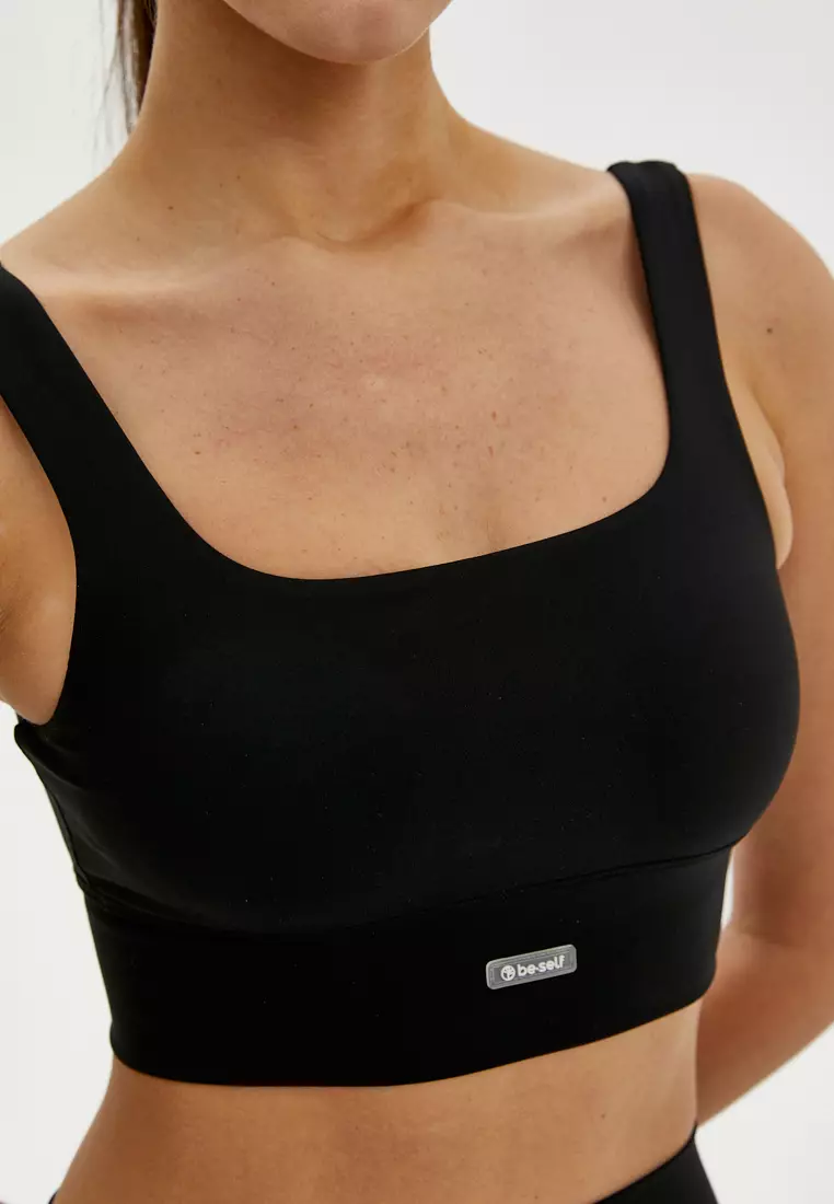 Топ-бра WAVE черный
