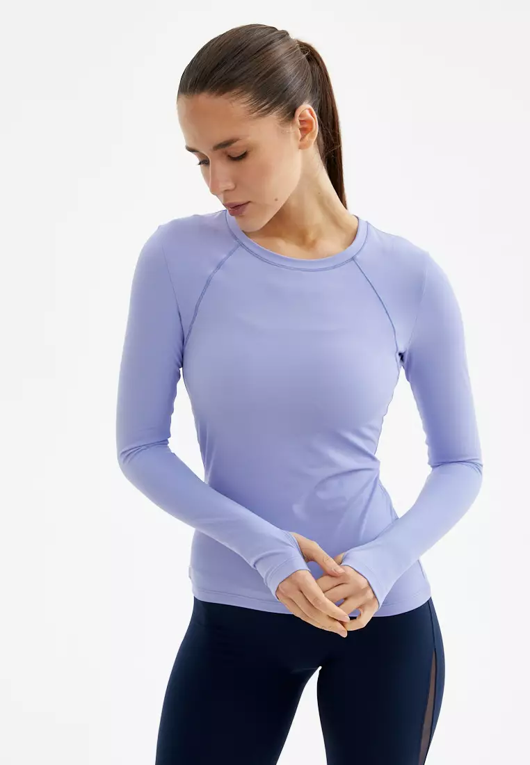 Лонгслив ACTIVE сиреневый
