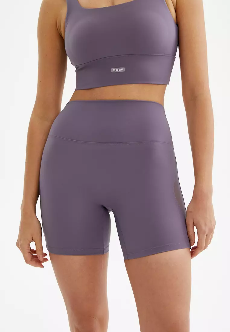 Шорты WAVE серо-фиолетовые