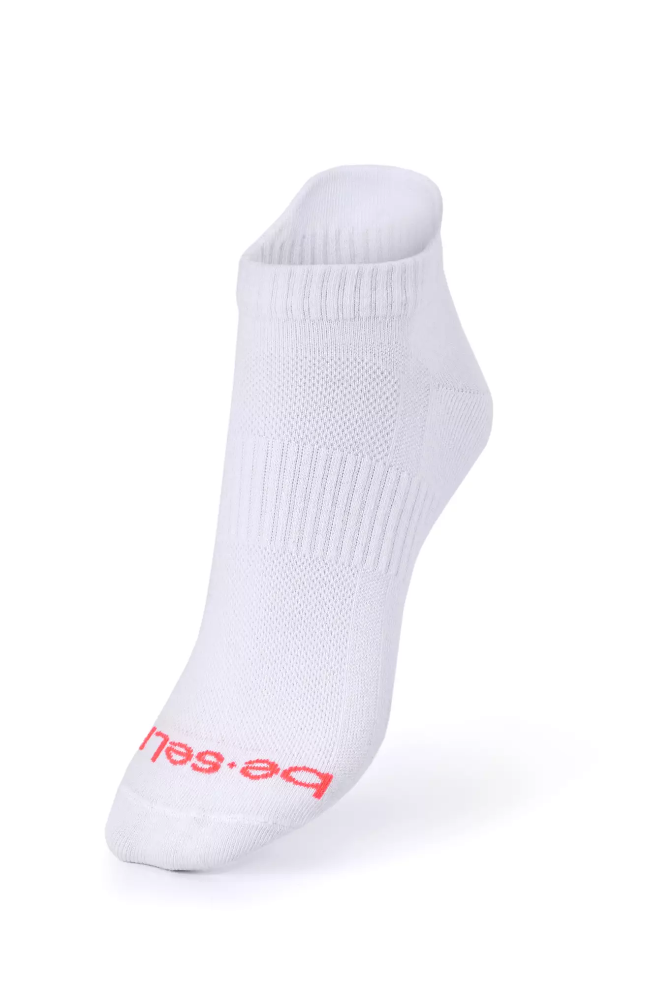 Носки белые c розовым логотипом BeSelf