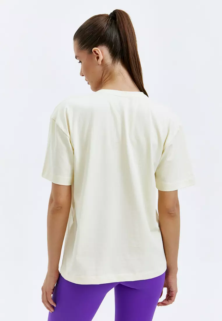 Футболка BSWR экрю с принтом