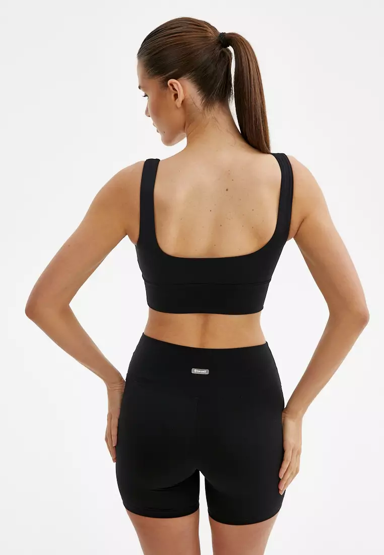 Топ-бра WAVE черный