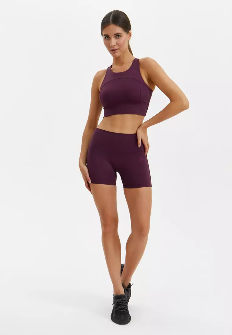 Шорты POWER темно-бордовые