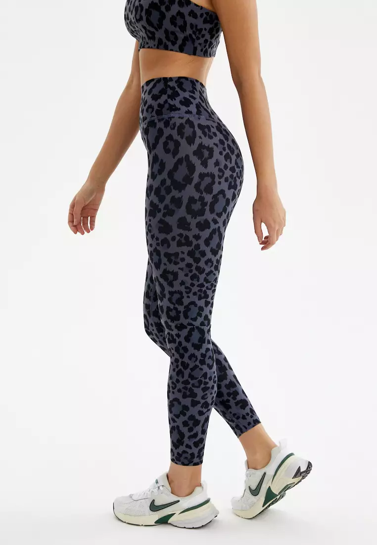 Лосины FAUNA серый леопард