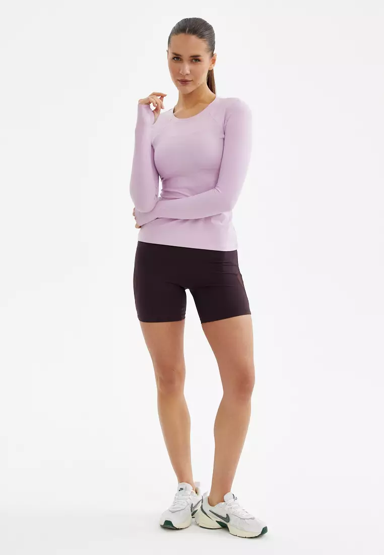 Лонгслив ACTIVE лавандово-розовый