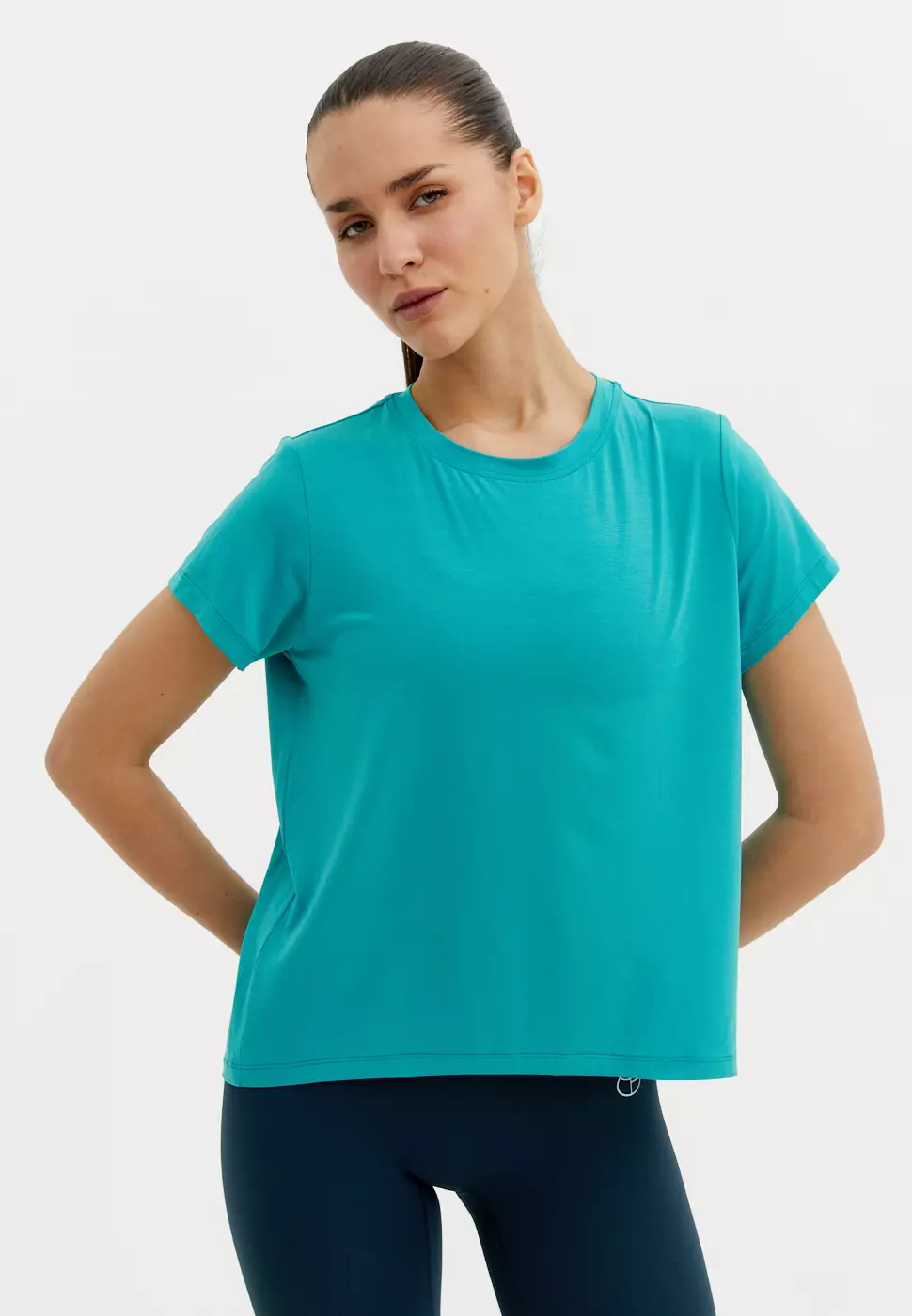 Футболка MODAL бирюзовая