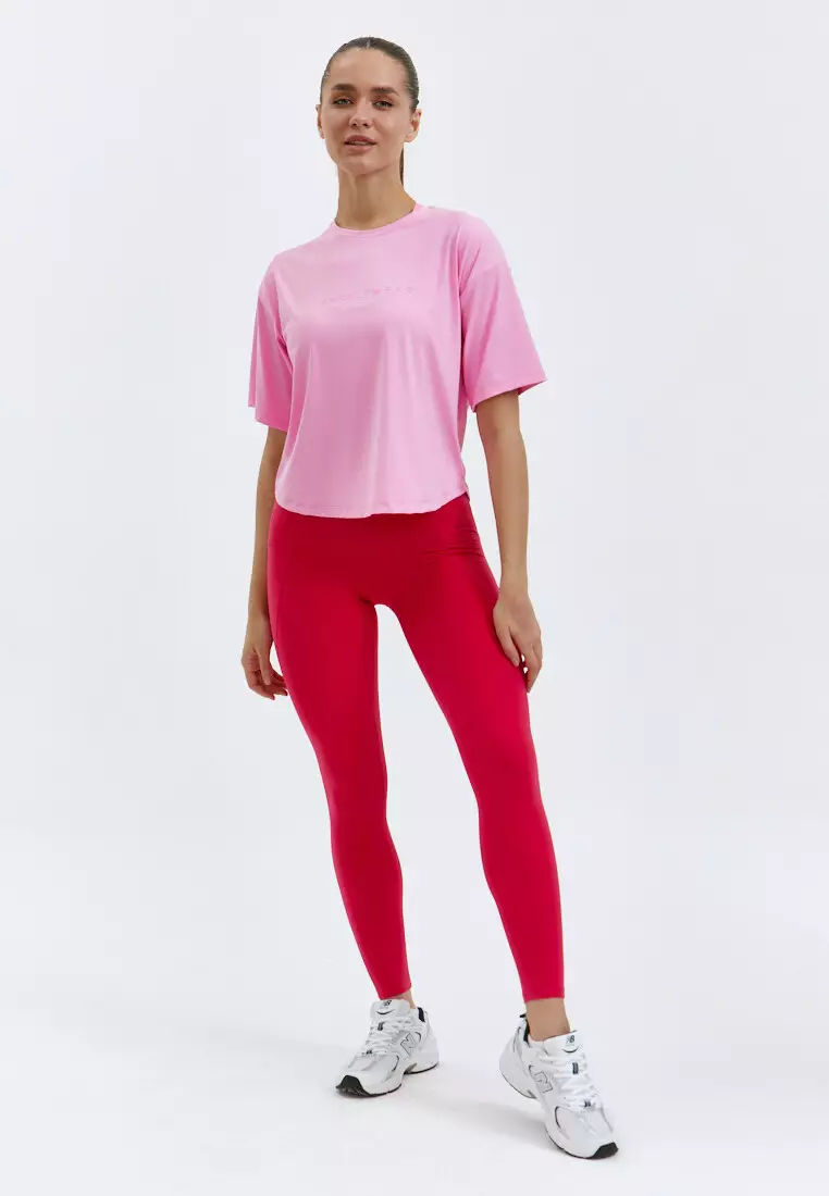 Футболка SATIN BASE розовая