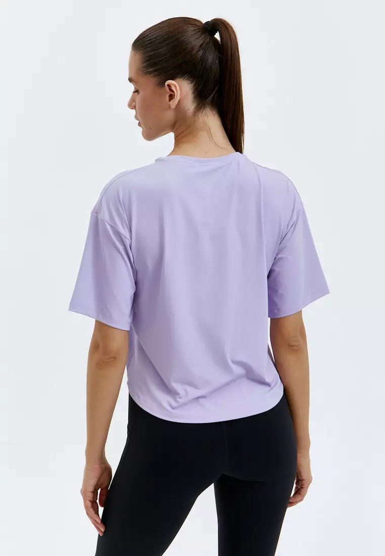 Футболка SATIN BASE лавандовая