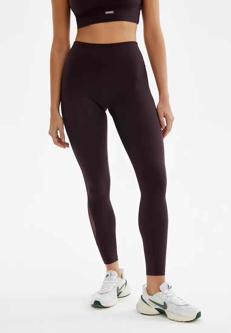 Лосины WAVE темно-сливовые