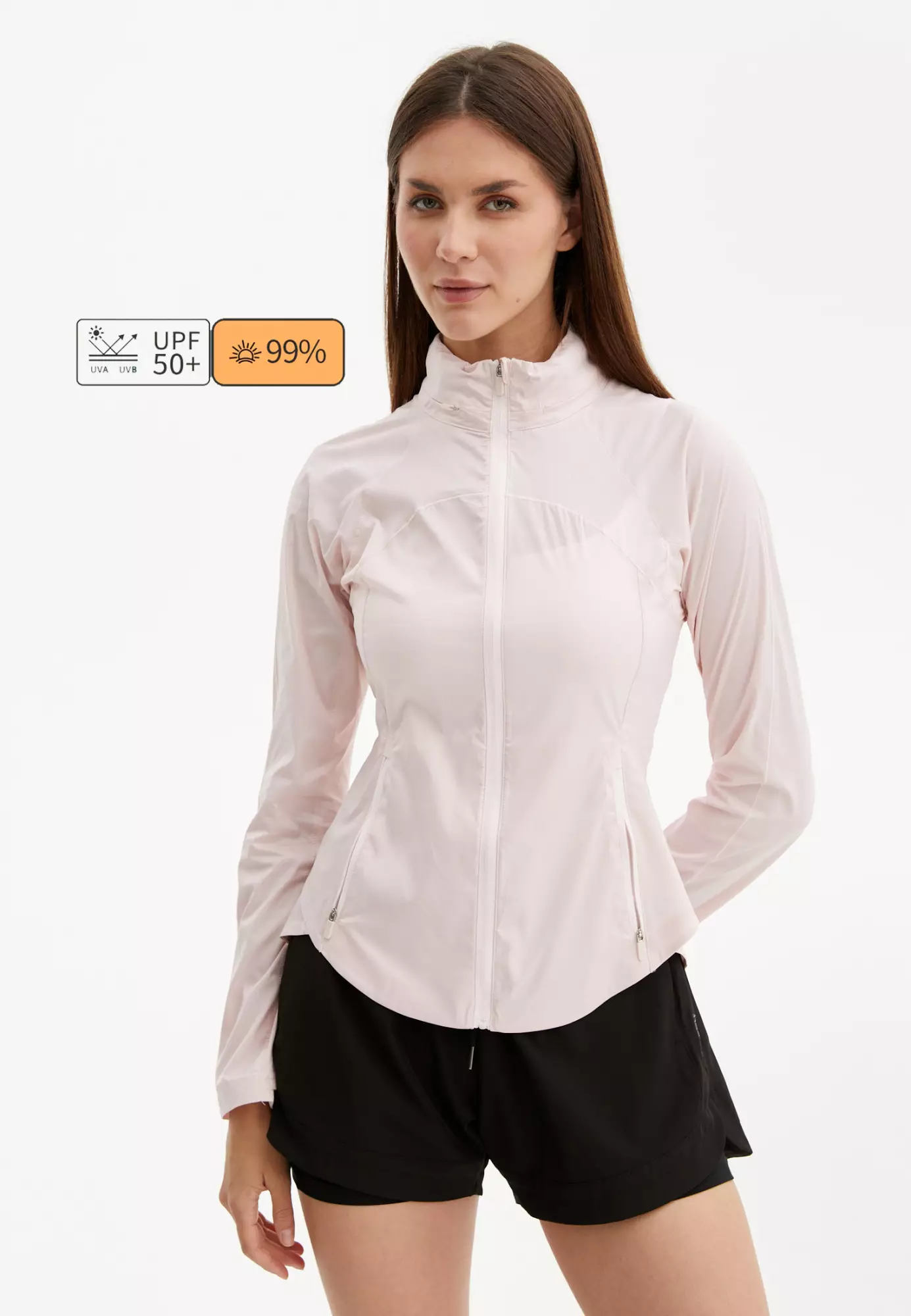 Олимпийка SUN PROTECT светло-розовая