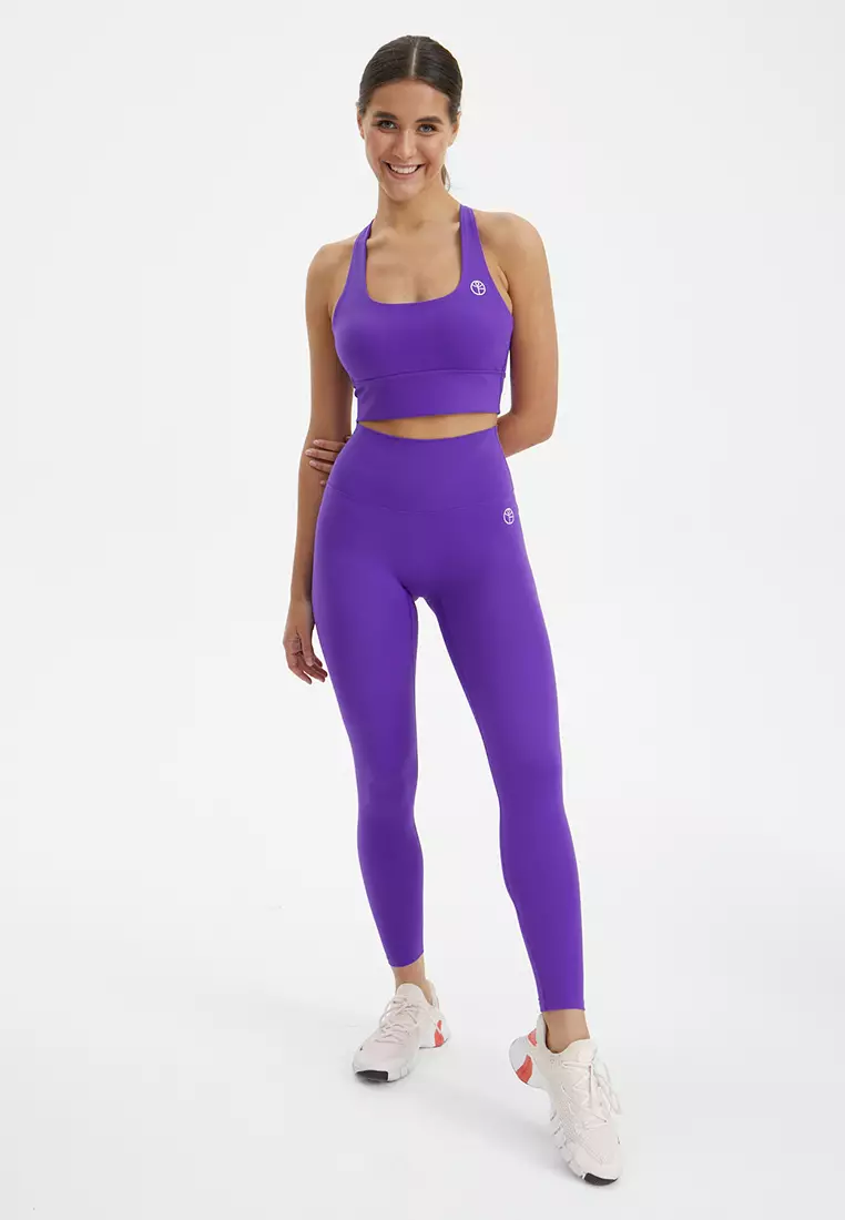 Топ-бра удлиненный MOTION ультрафиолетовый