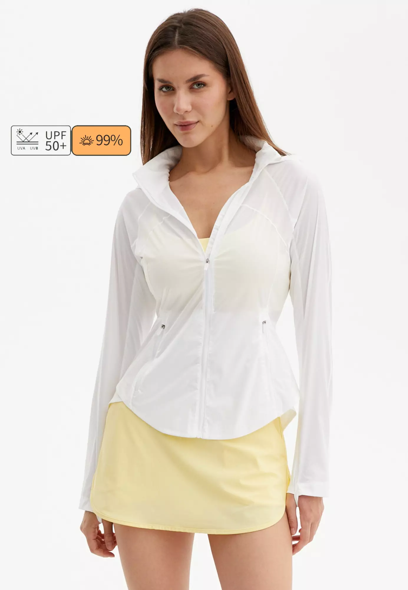 Олимпийка SUN PROTECT белая