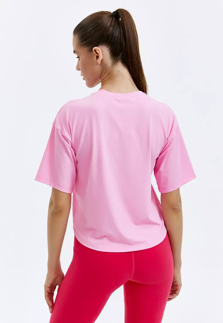 Футболка SATIN BASE розовая