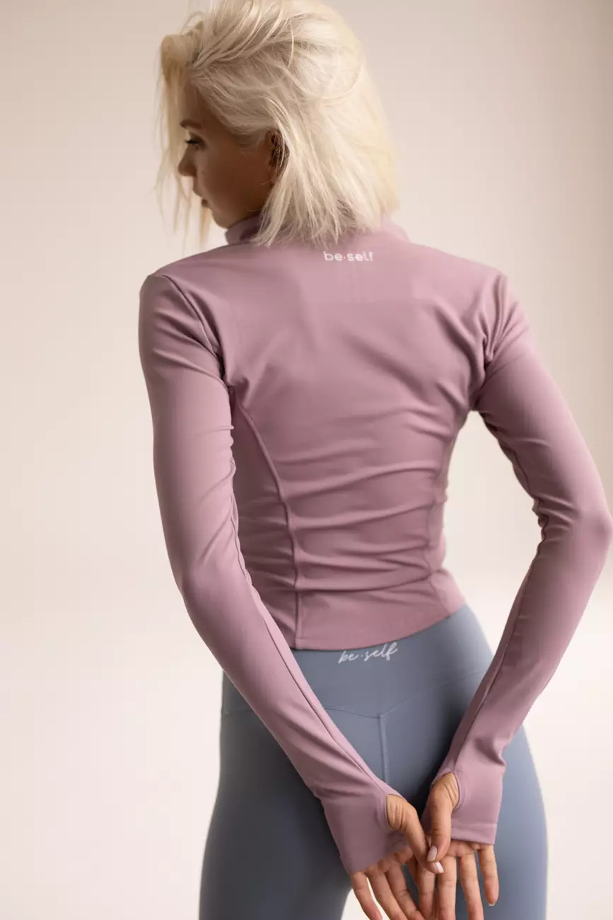 Кофта на молнии ACTIVE розовая