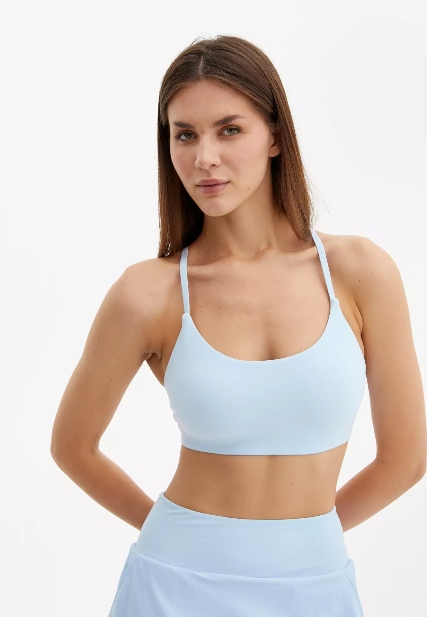Топ-бра LOTUS голубой
