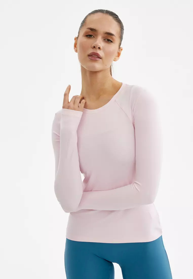 Лонгслив ACTIVE нежно-розовый