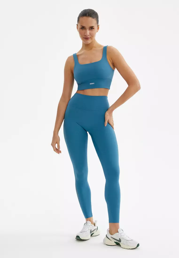 Лосины WAVE пыльно-бирюзовые