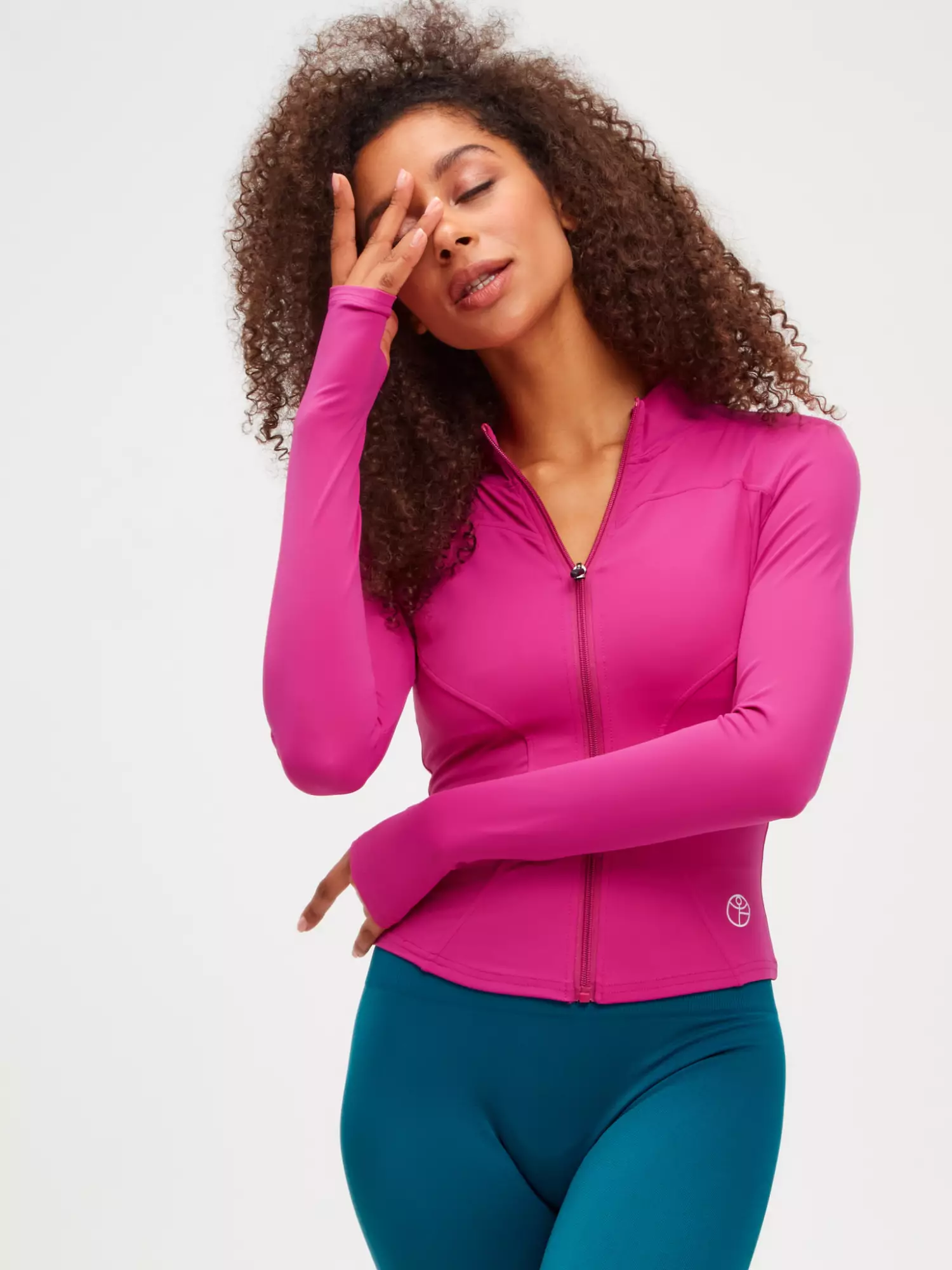 Кофта на молнии ACTIVE фуксия