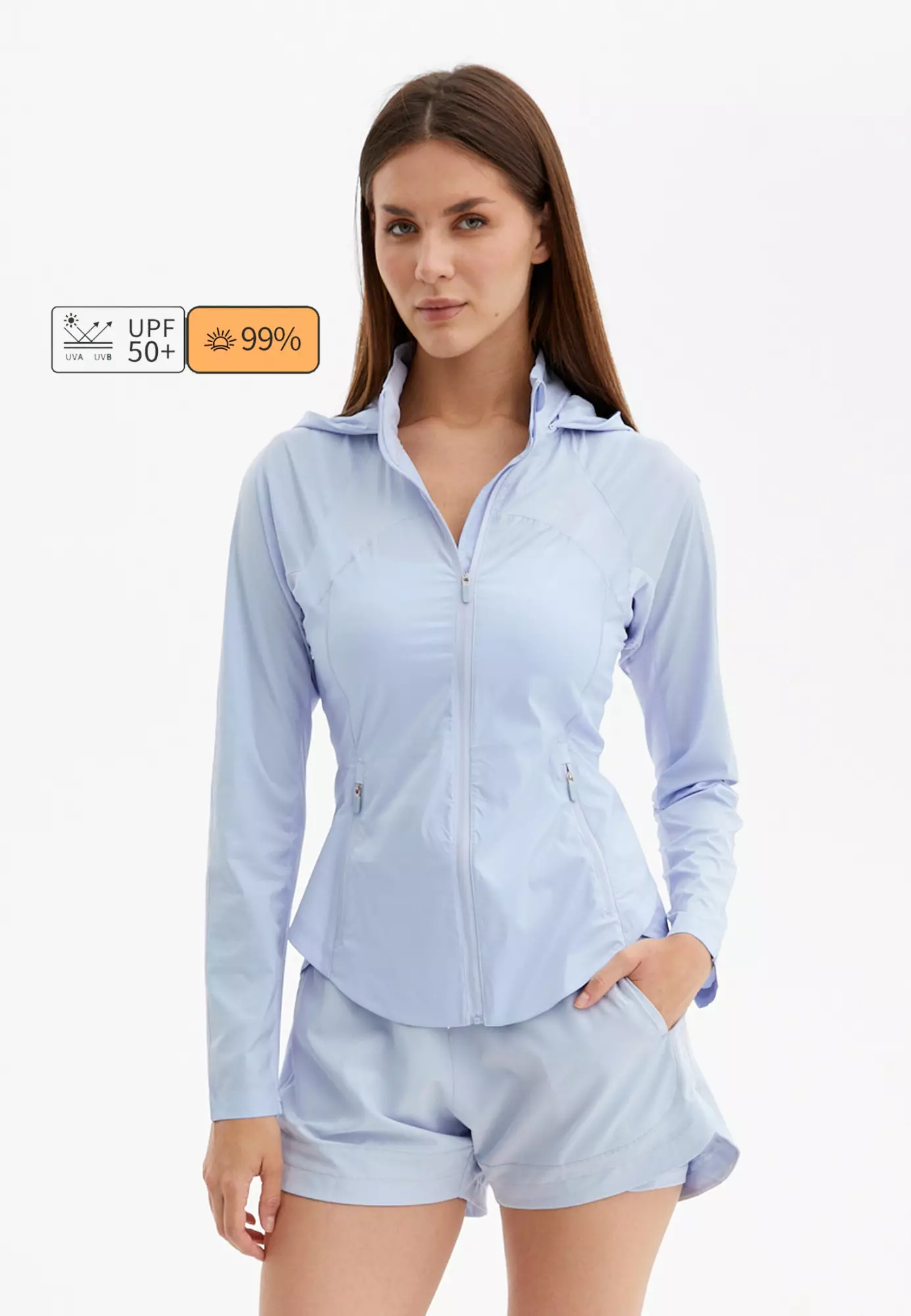 Олимпийка SUN PROTECT голубая