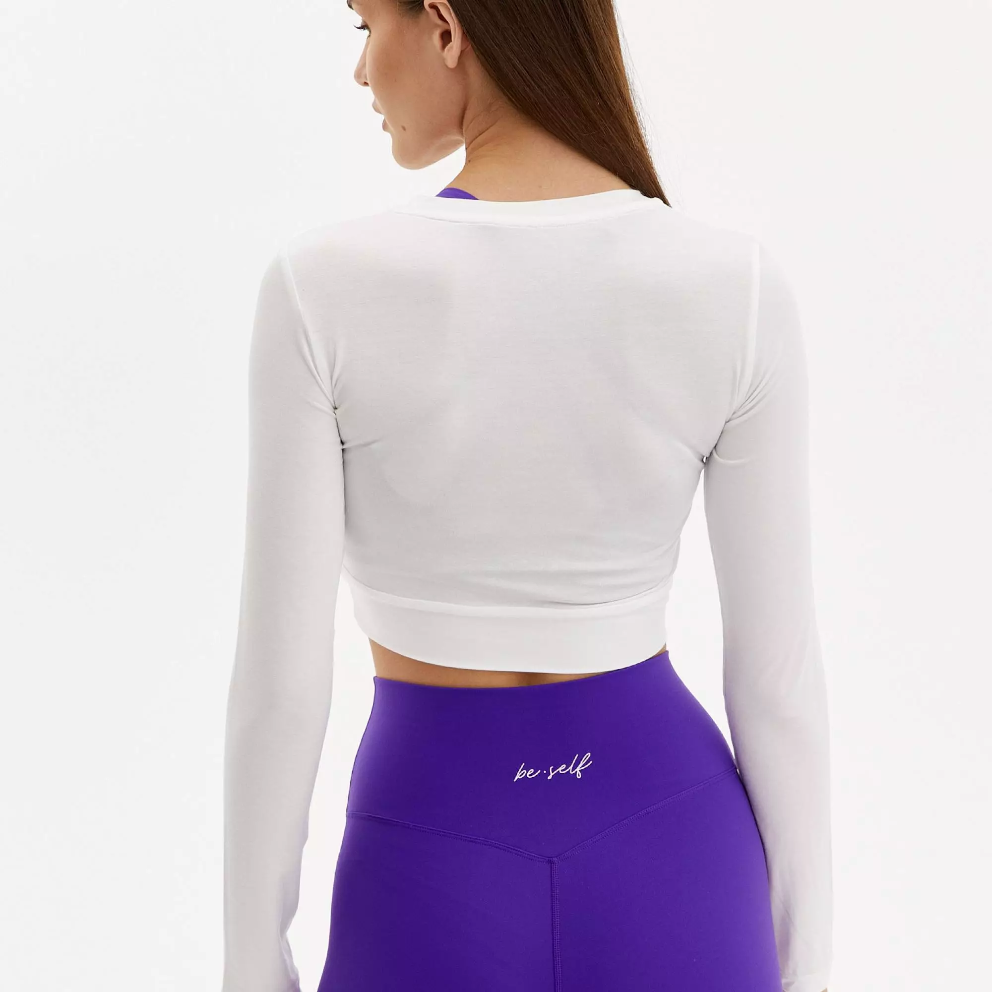 Кроп-топ с узлом VISCOSE молочный