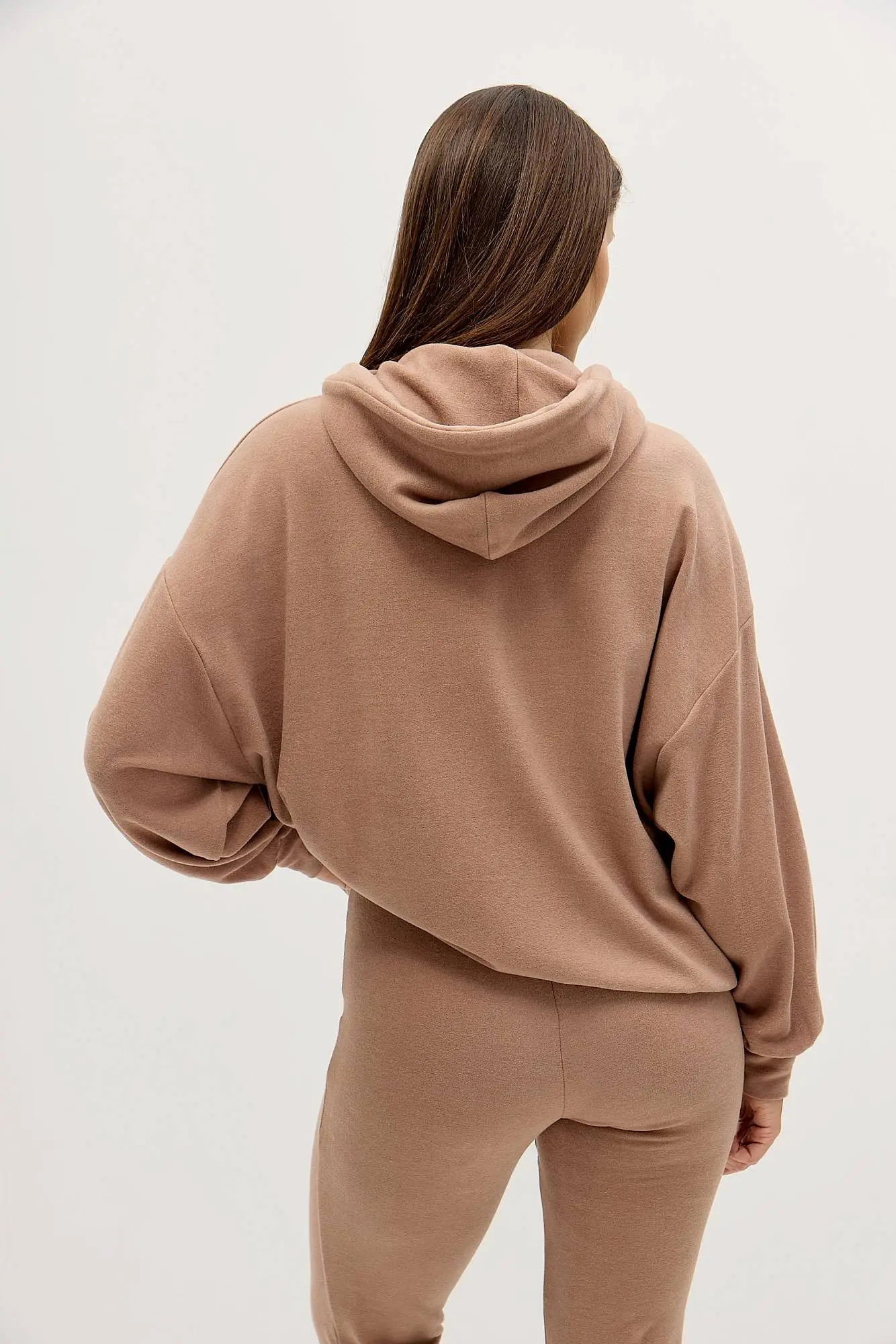 Худи на молнии оверсайз URBAN COMFORT песочное