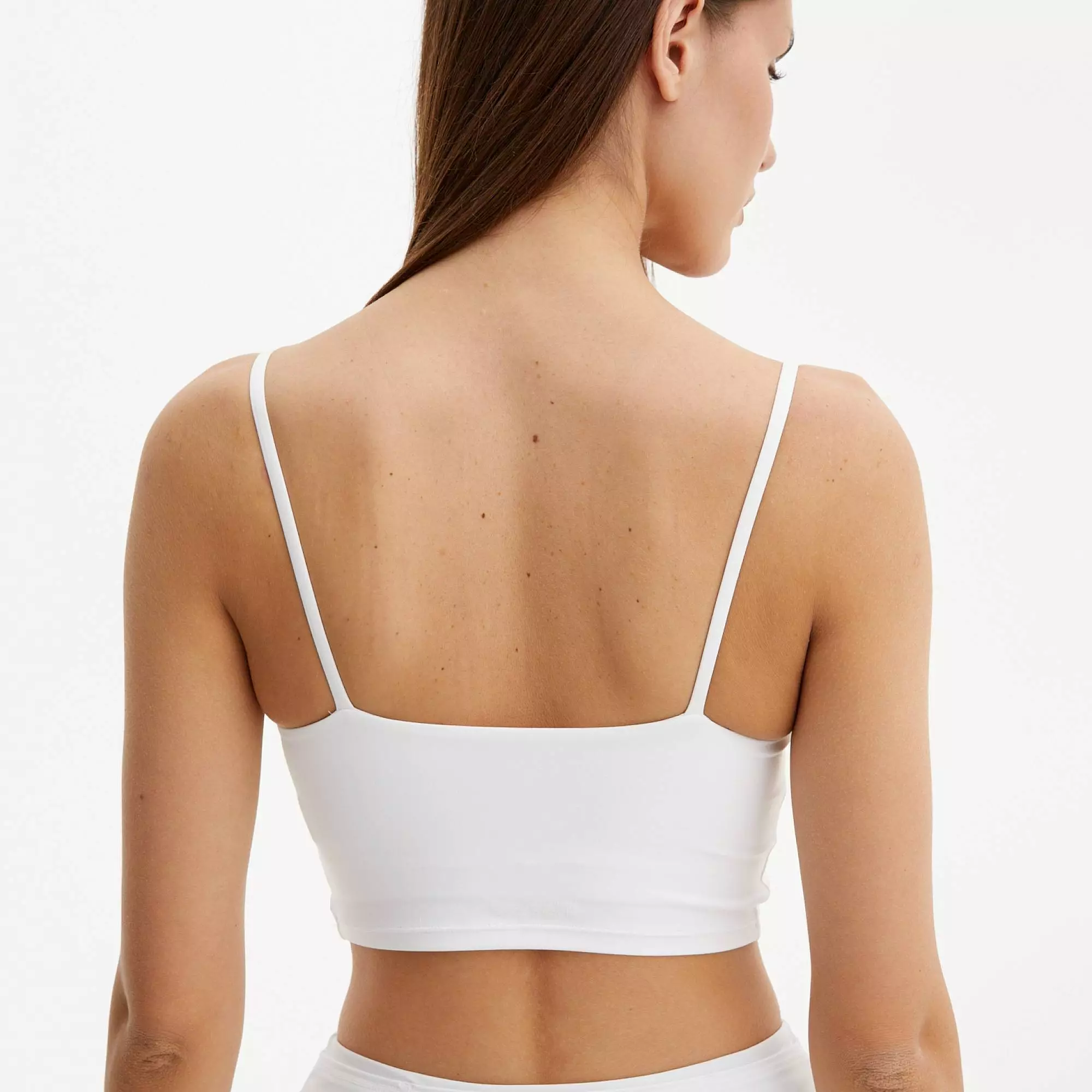 Топ с чашками LOTUS белый