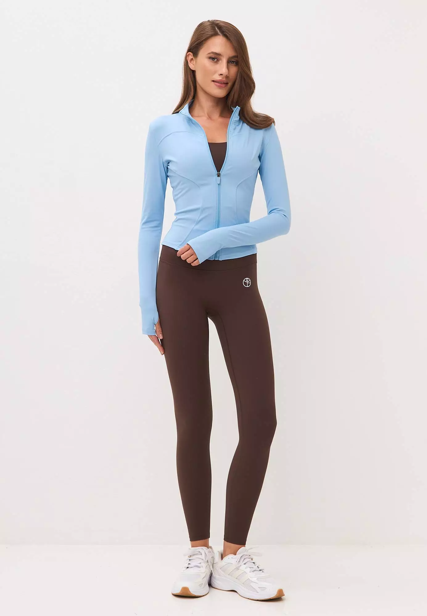 Кофта на молнии ACTIVE небесно-голубая