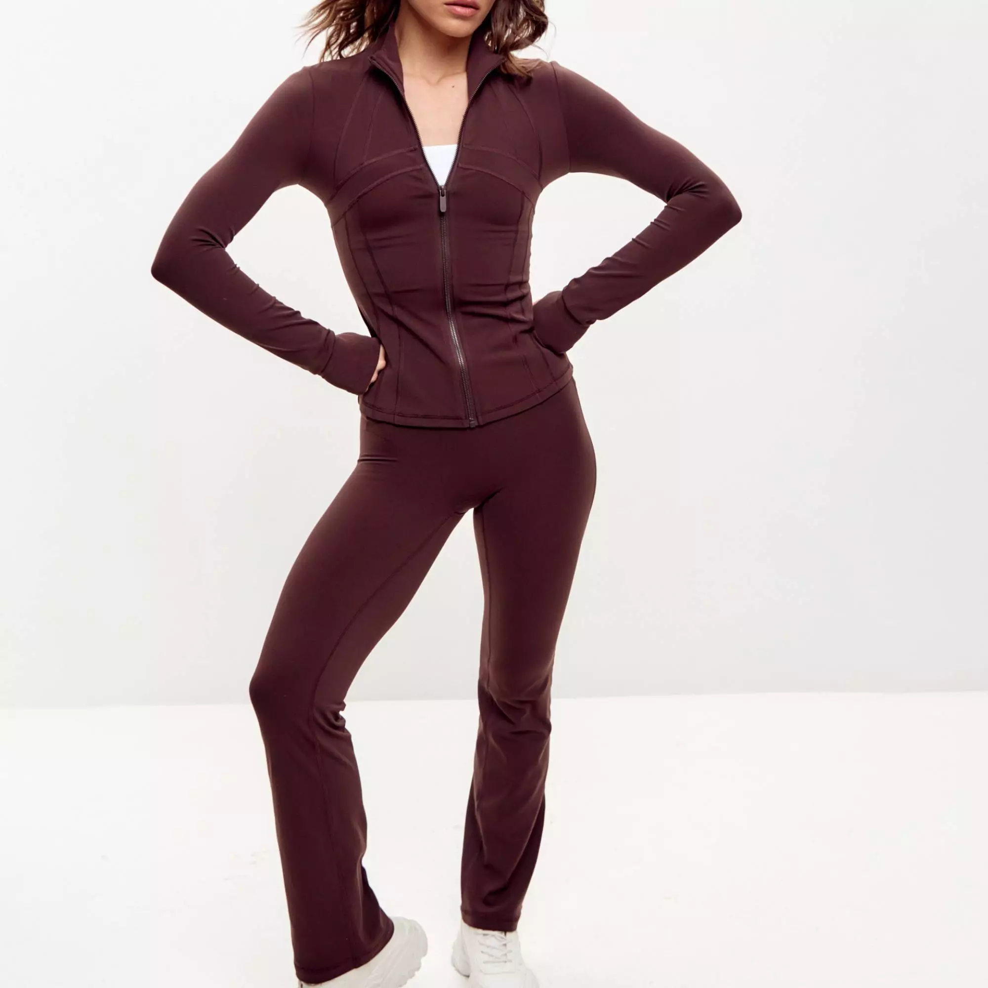 Брюки клеш SOFT LIBERTY Short эспрессо