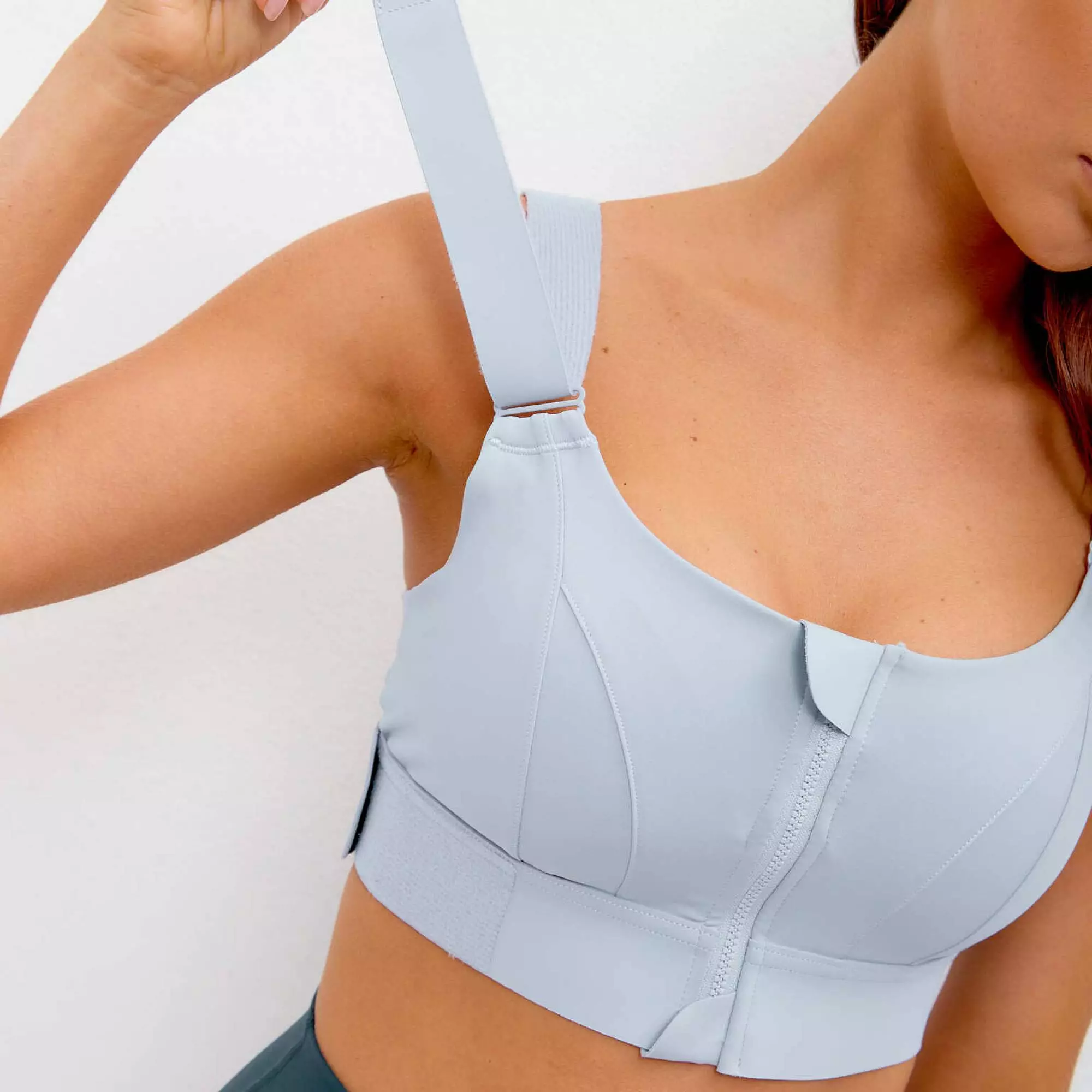 Топ-бра на липучках ACTIVE голубой