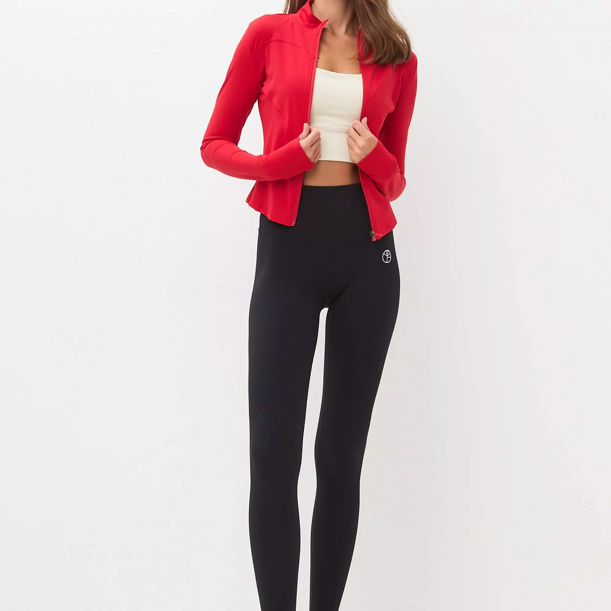 Кофта на молнии ACTIVE красная