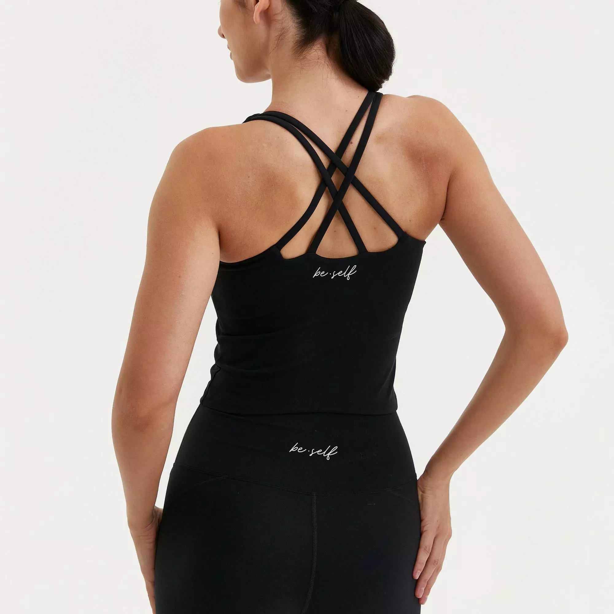 Майка с чашками MOTION черная