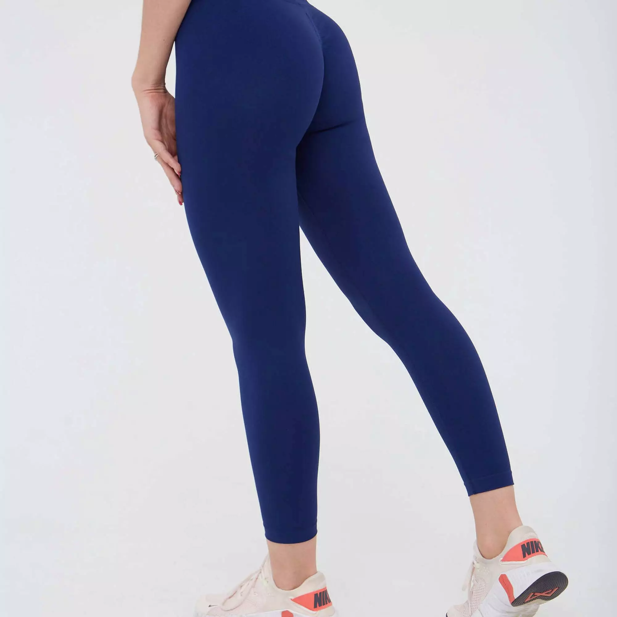 Лосины SEAMLESS PUSH-UP синие