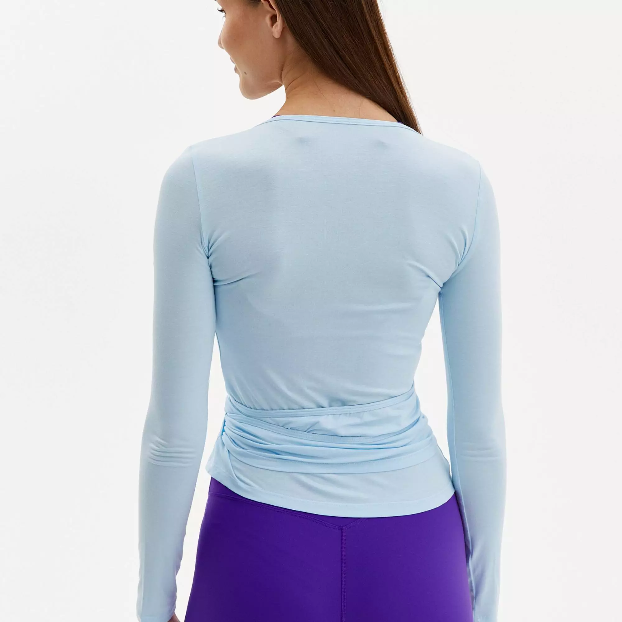 Болеро на завязках VISCOSE нежно-голубое