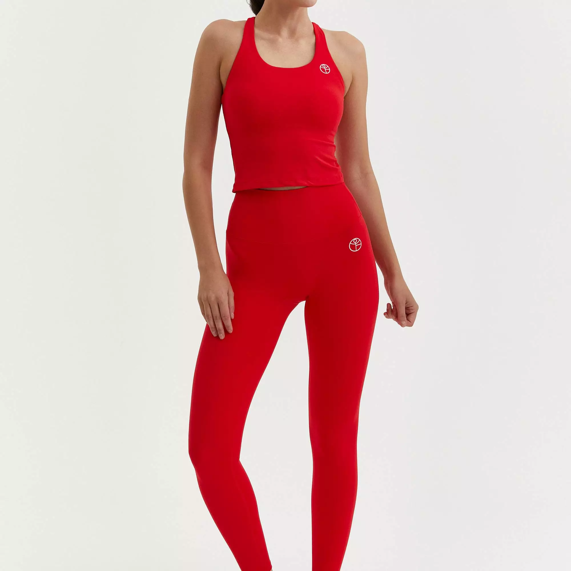 Майка с чашками MOTION красная