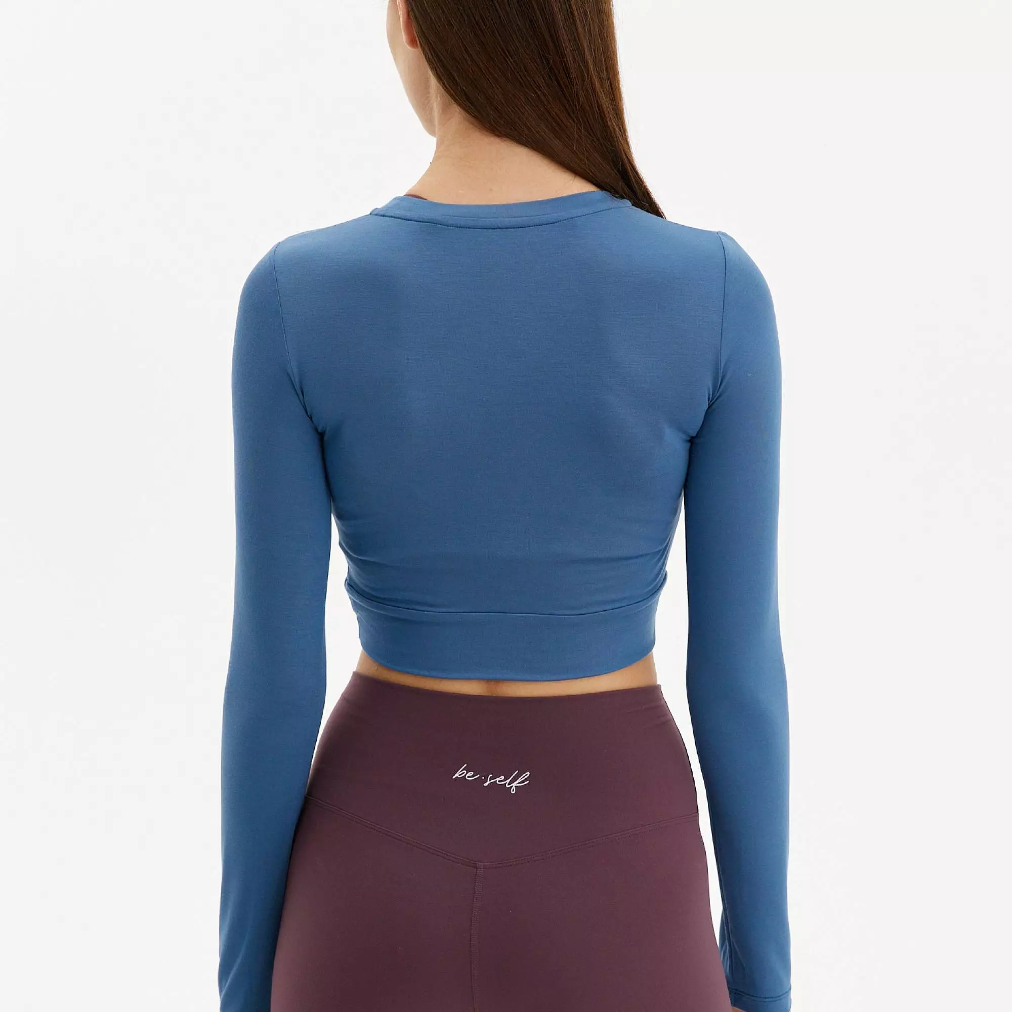 Кроп-топ с узлом VISCOSE деним