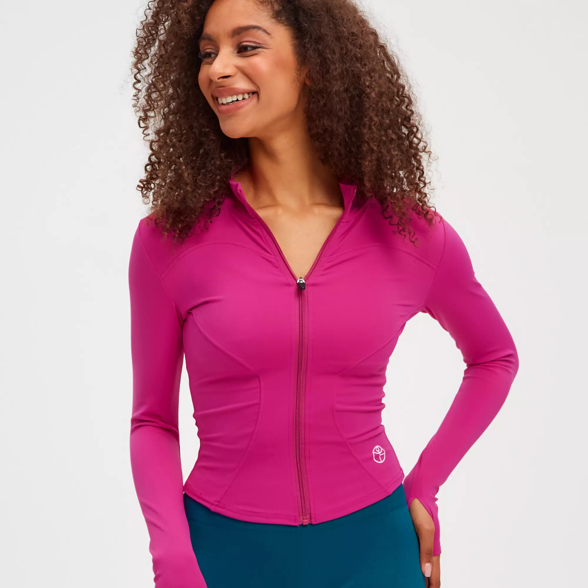 Кофта на молнии ACTIVE фуксия