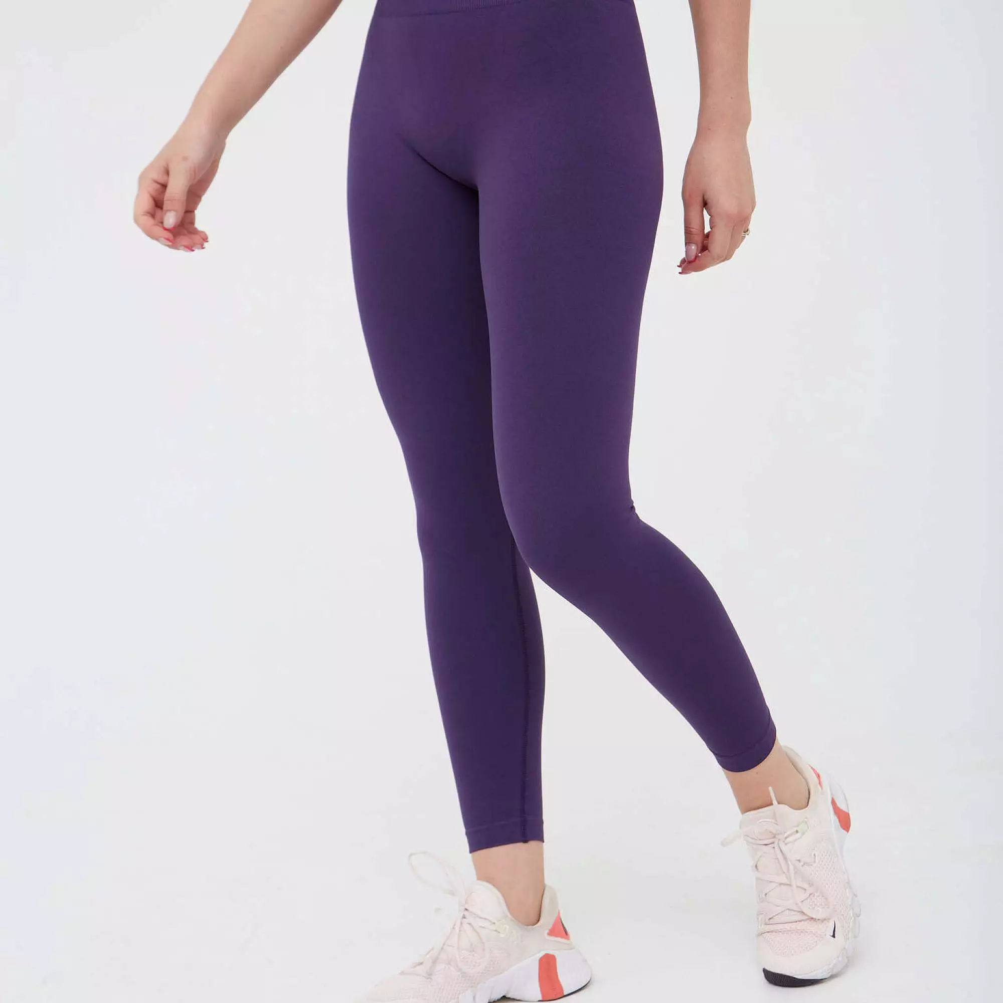 Лосины SEAMLESS PUSH-UP фиолетовые