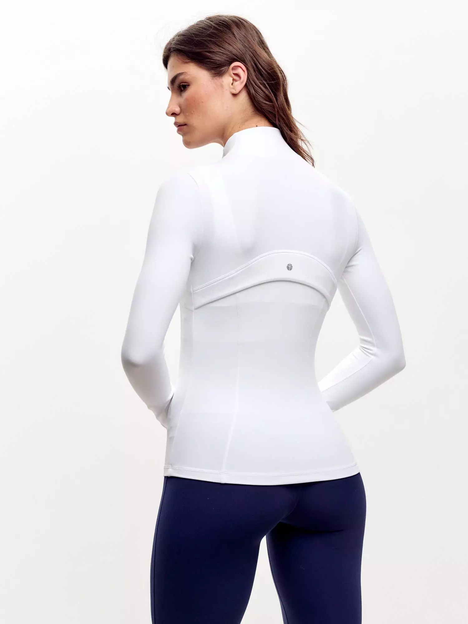 Кофта на молнии SOFT LIBERTY белая