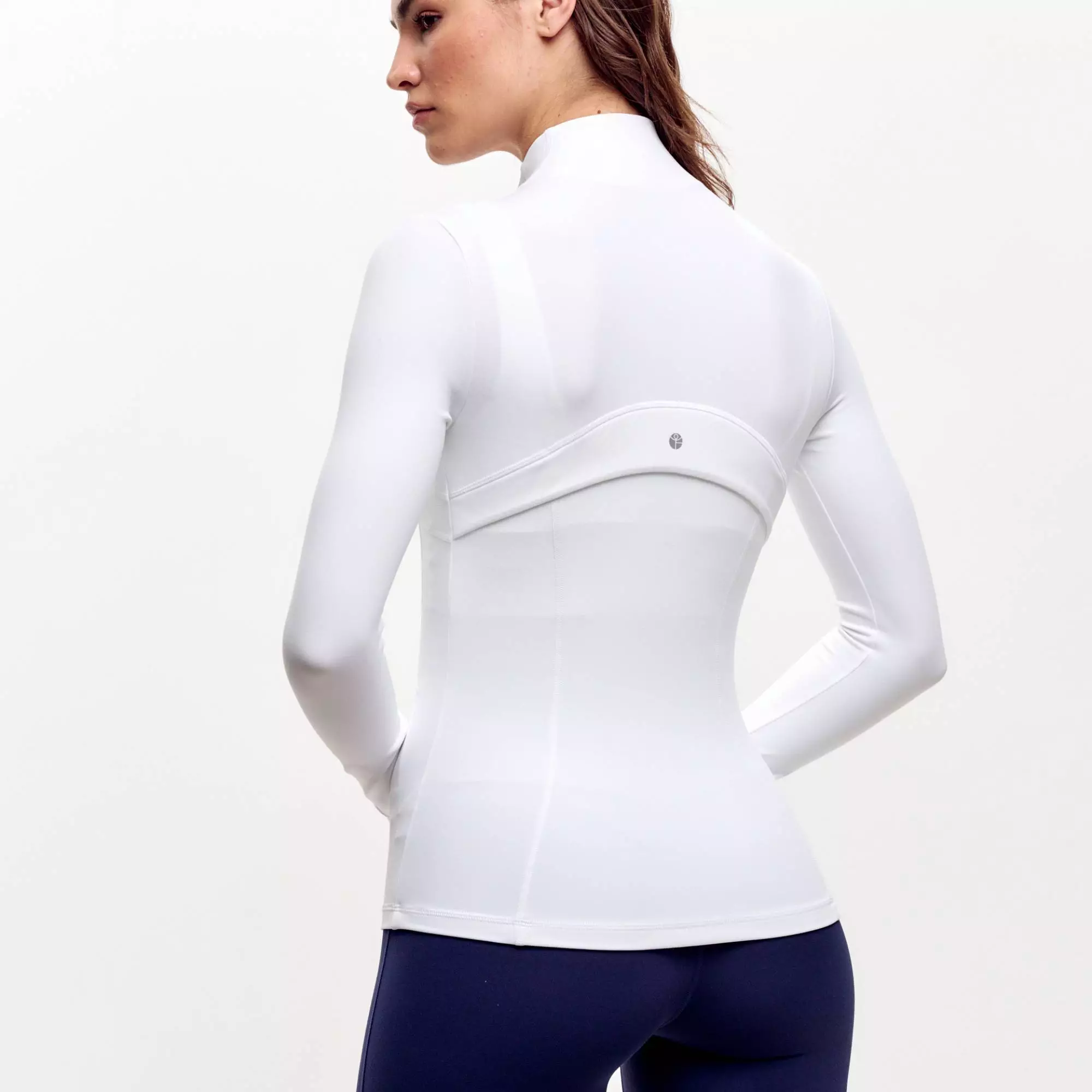 Кофта на молнии SOFT LIBERTY белая