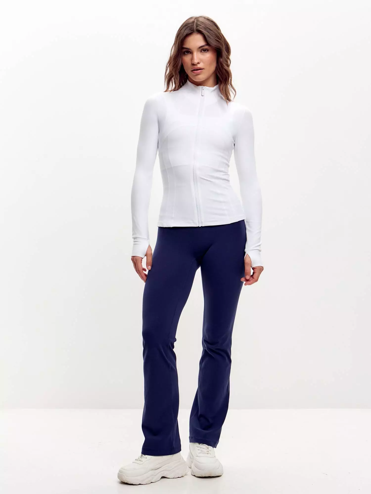 Кофта на молнии SOFT LIBERTY белая