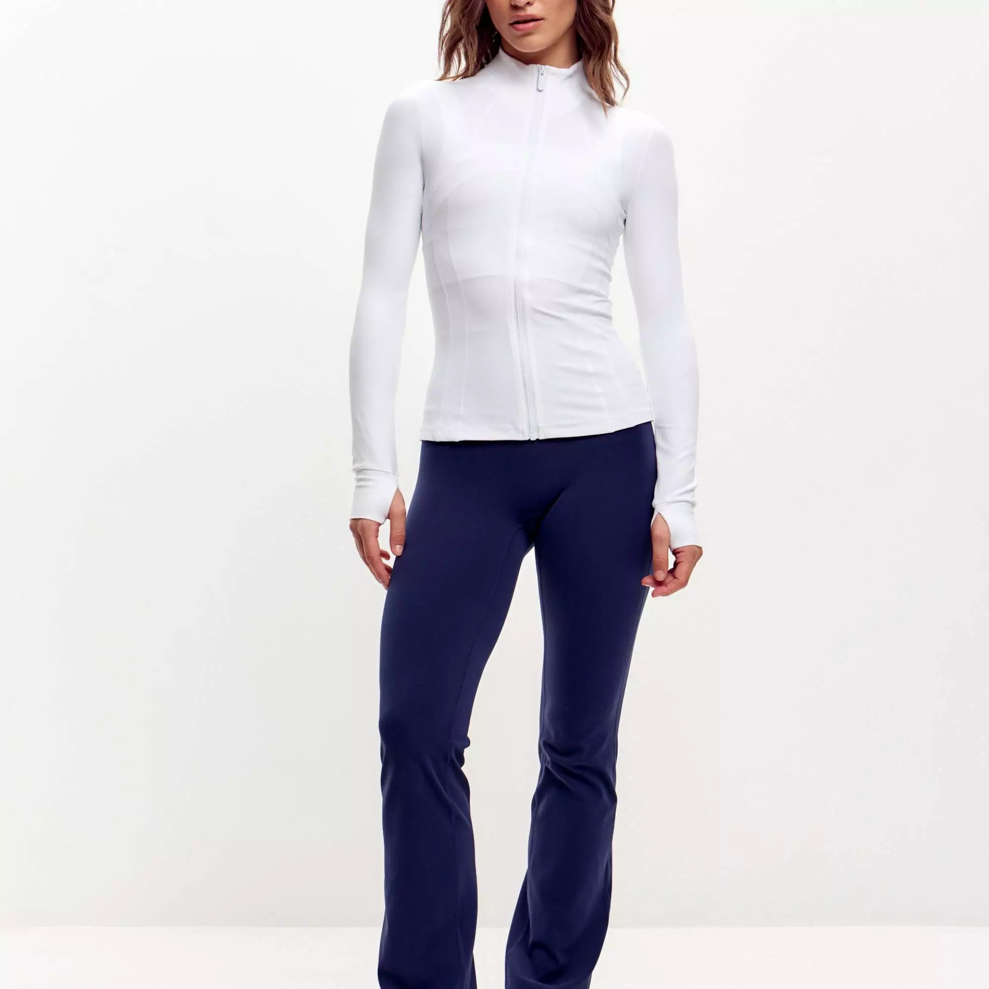 Кофта на молнии SOFT LIBERTY белая