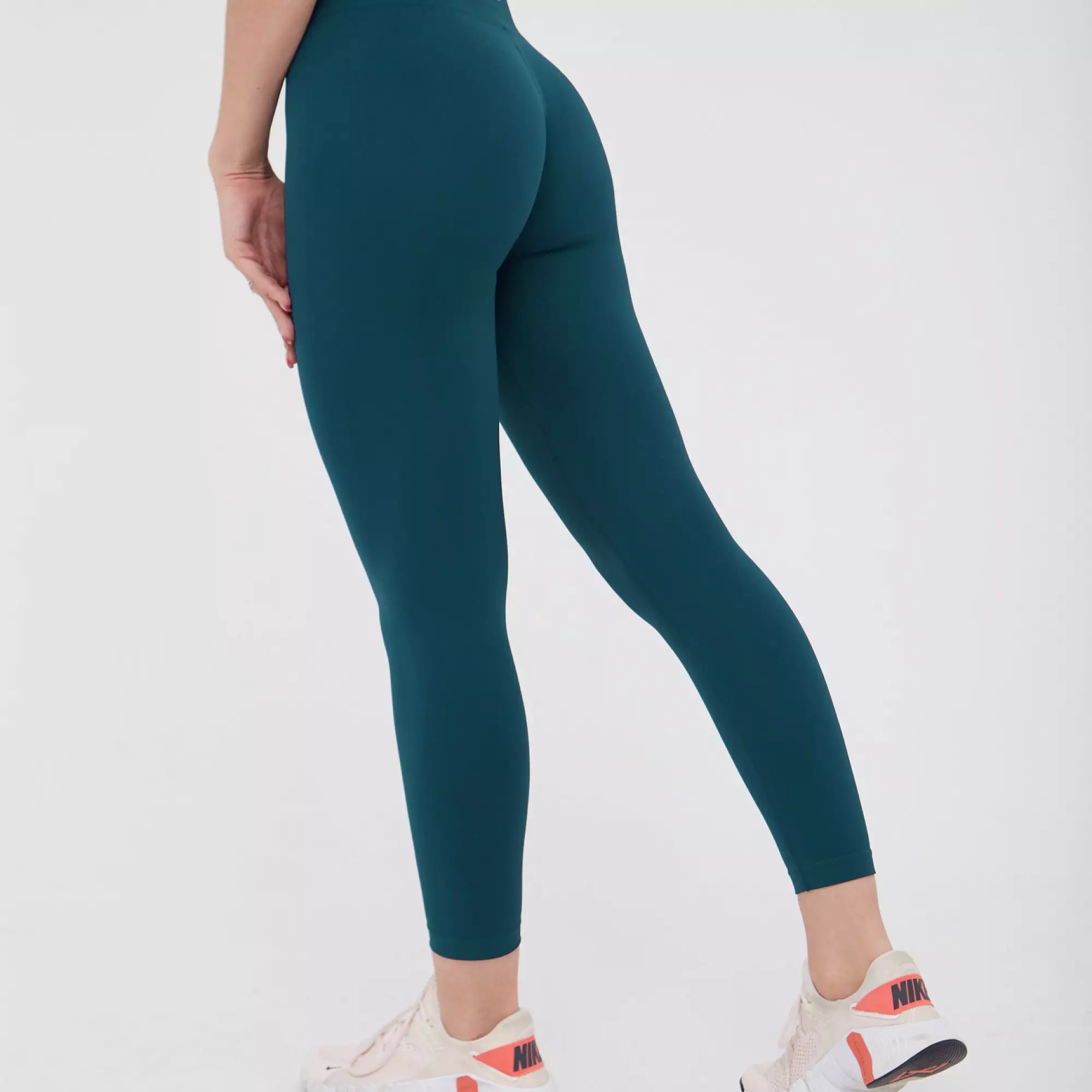 Лосины SEAMLESS PUSH-UP морская волна