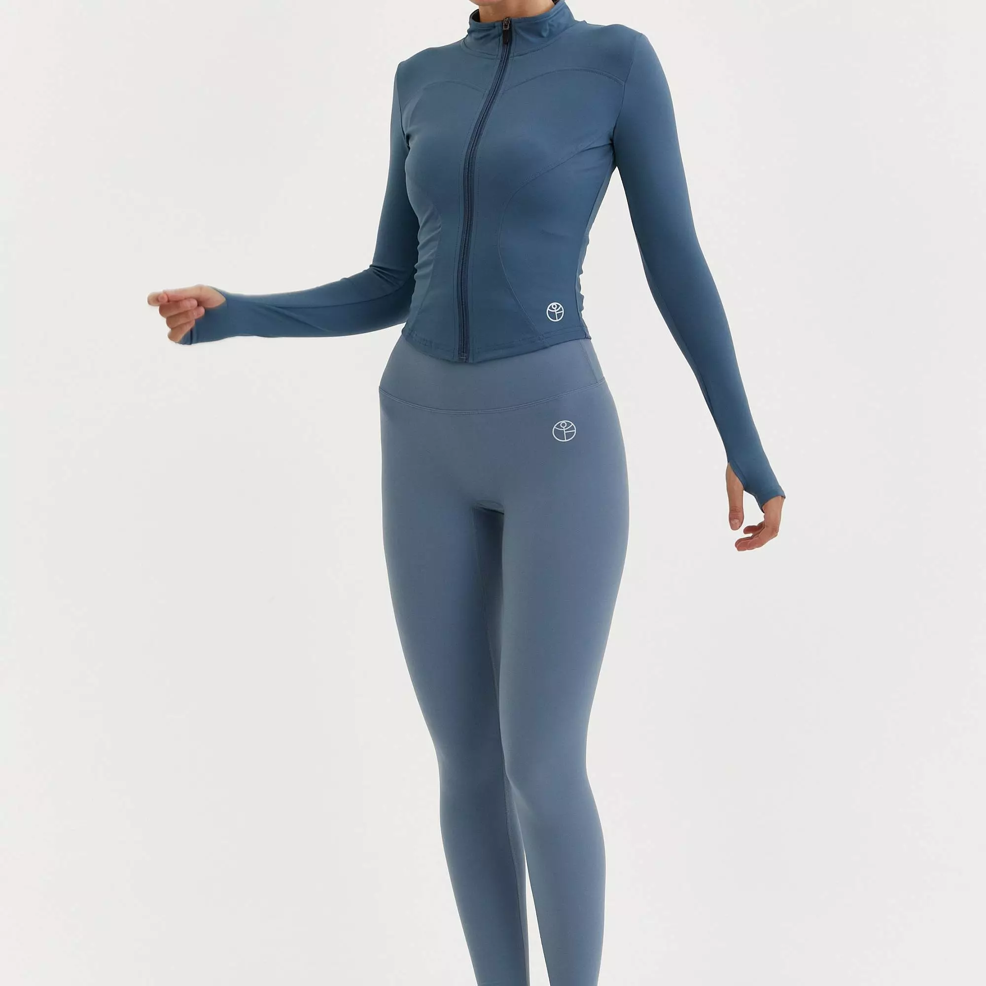 Кофта на молнии ACTIVE темно-синяя