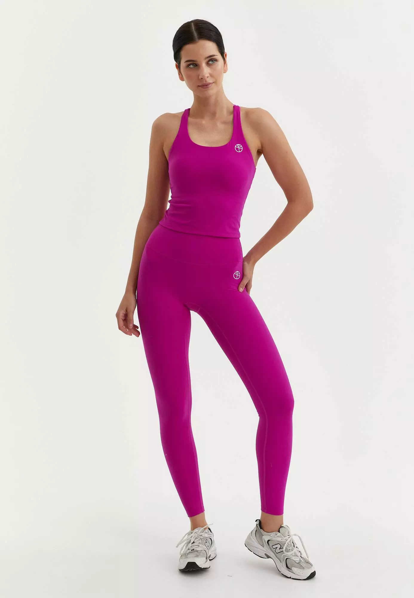 Майка с чашками MOTION фуксия