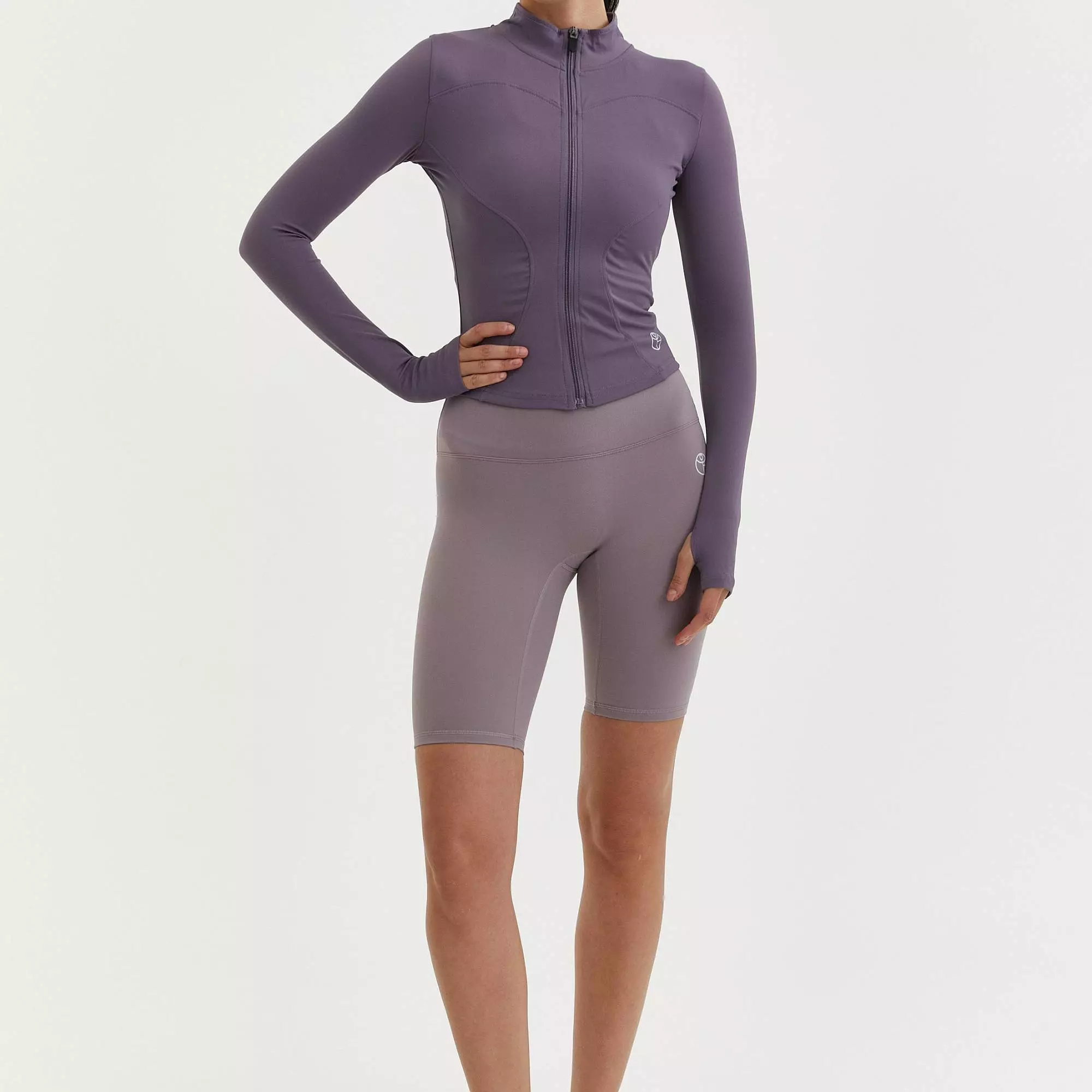 Кофта на молнии ACTIVE темно-сливовая