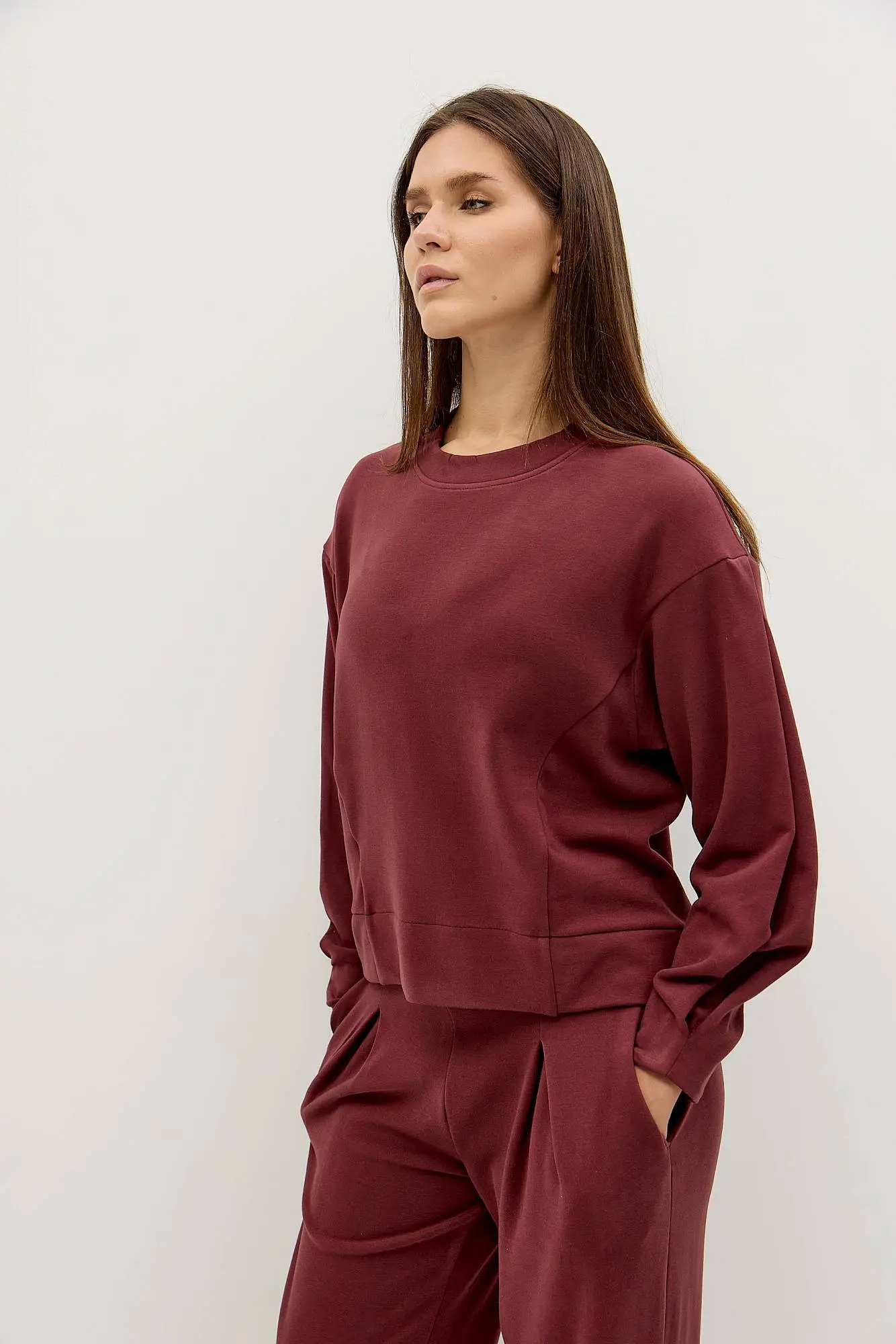 Свитшот URBAN COMFORT бордовый